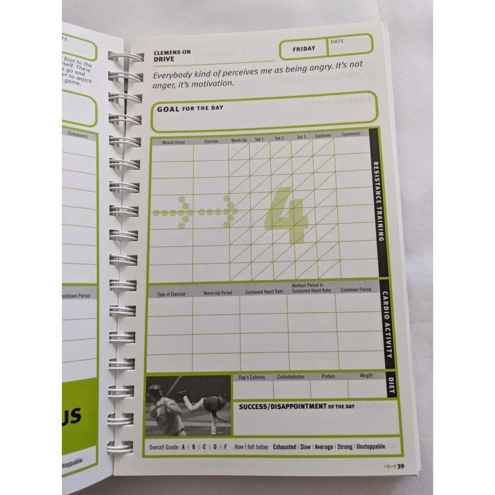 Break Through The Wall Workout Tracker Week-By-Week Training Diary